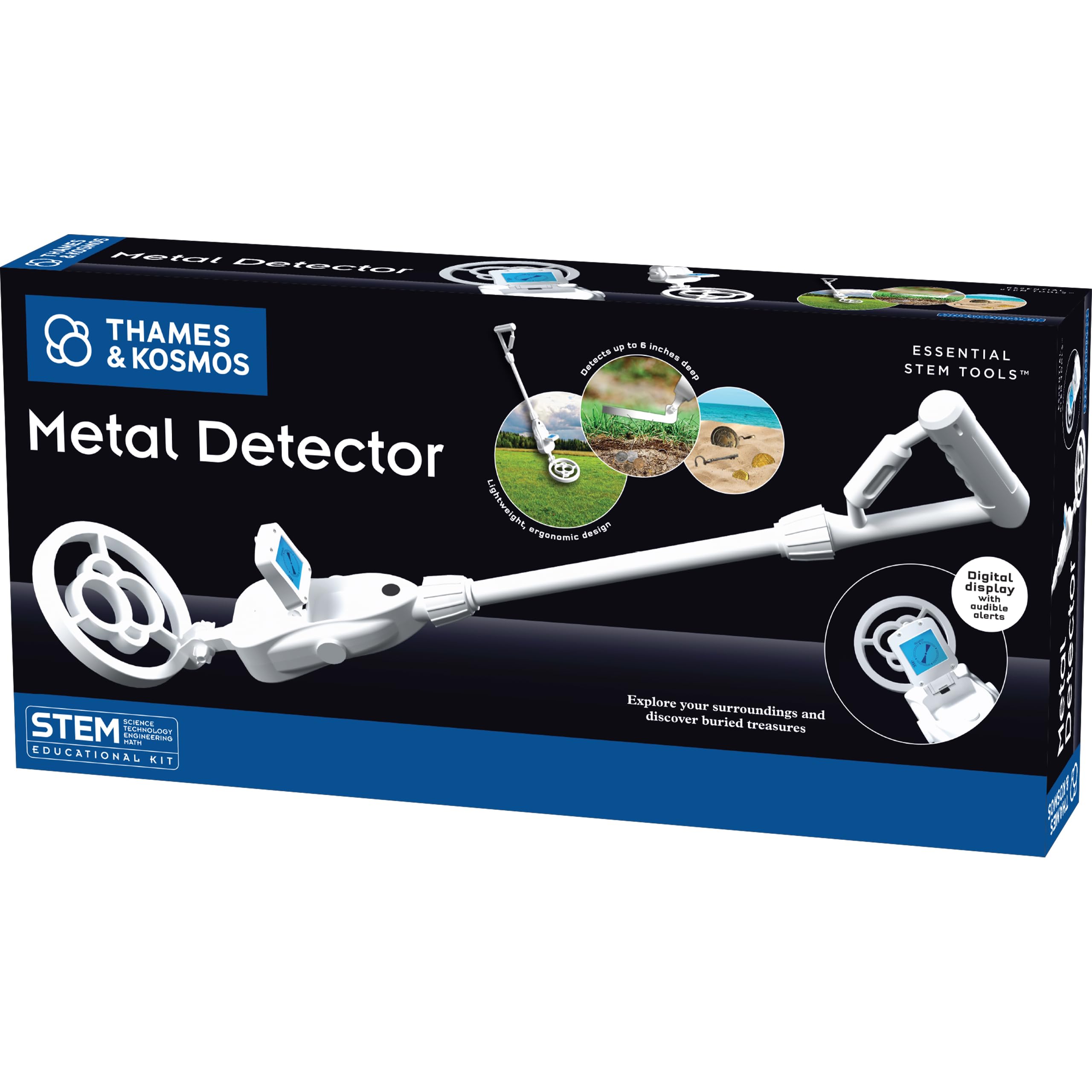 Amazon.com: The Thames & Kosmos Metal Detector Essential STEM Tool